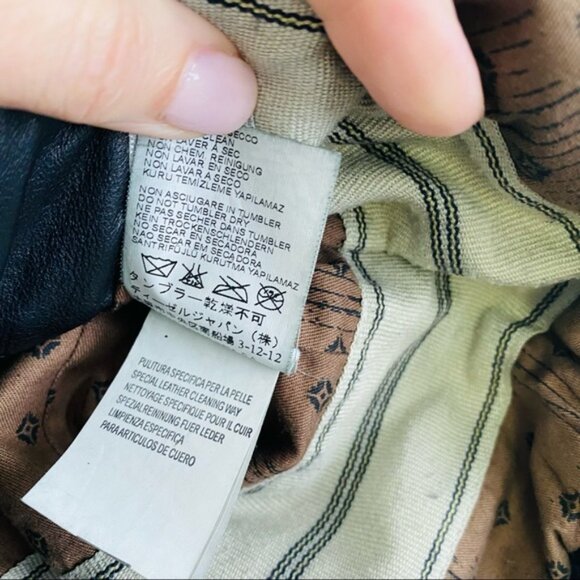 Diesel Cropped Leather Jacket - Picture 9 of 13